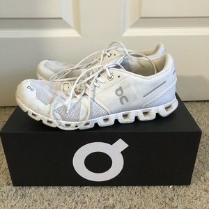 White On Cloud Running Shoes Size 8